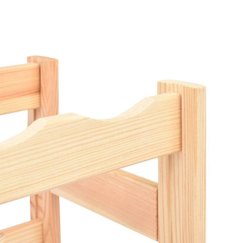  fenyőfa bortartó állvány 16 palackhoz