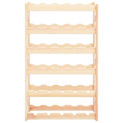  fenyőfa bortartó állvány 30 palackhoz