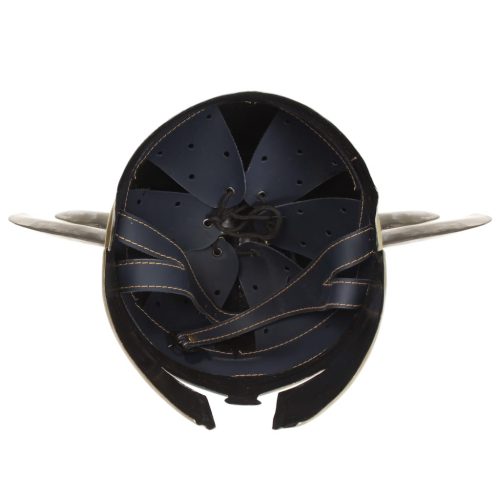  sárgaréz színű antik görög harcos acélsisak LARP másolat