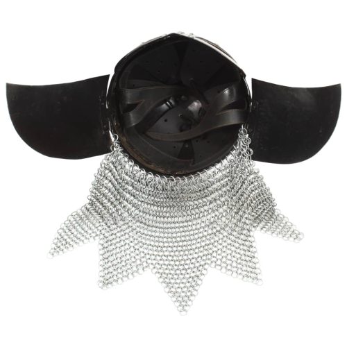  rézszínű antik viking harcos acélsisak LARP másolat