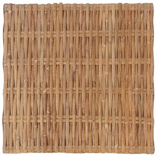  természetes rattan lábtartó párnával