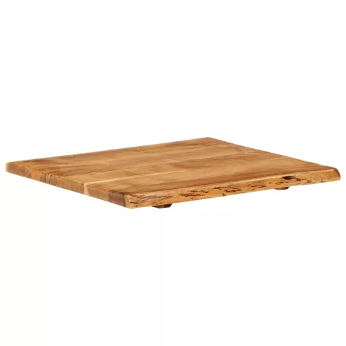  tömör akácfa fürdőszoba piperepolc 58x52x2,5 cm
