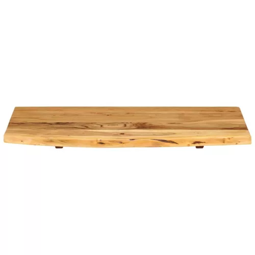  tömör akácfa fürdőszoba piperepolc 80x52x2,5 cm