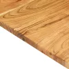  tömör akácfa fürdőszoba piperepolc 80x52x2,5 cm