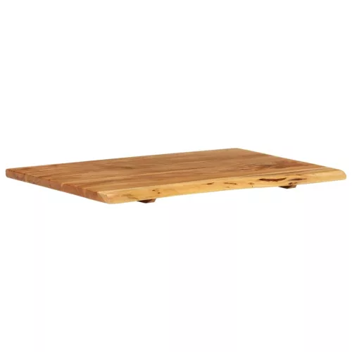  tömör akácfa fürdőszoba piperepolc 80x52x2,5 cm