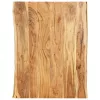  tömör akácfa asztallap 80 x (50-60) x 2,5 cm