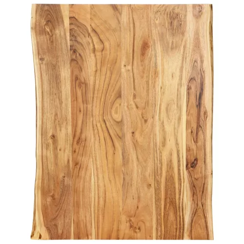  tömör akácfa asztallap 80 x (50-60) x 2,5 cm