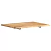  tömör akácfa asztallap 80 x (50-60) x 2,5 cm