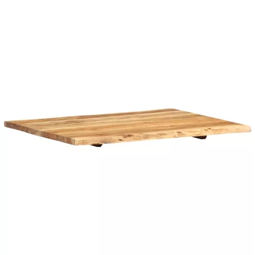  tömör akácfa asztallap 80 x (50-60) x 2,5 cm
