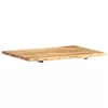  tömör akácfa asztallap 80 x (50-60) x 2,5 cm