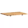  tömör akácfa asztallap 80 x (50-60) x 2,5 cm