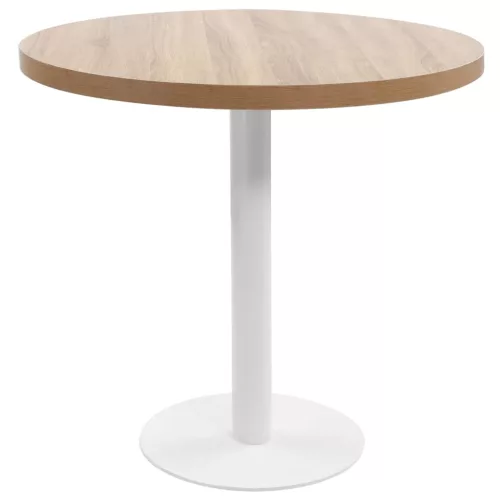  világosbarna MDF bisztróasztal 80 cm
