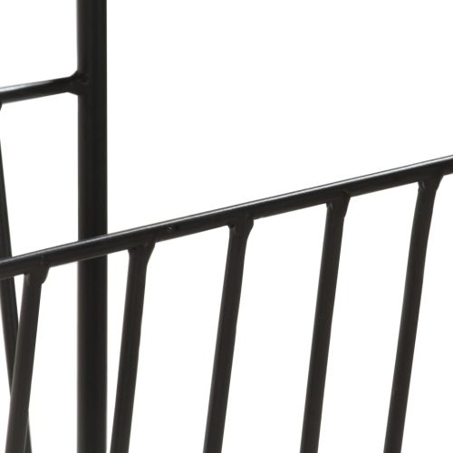  tömör mangófa és acél újságtartó 40 x 30 x 50 cm