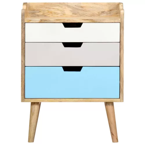  tömör mangófa éjjeliszekrény 47 x 35 x 63 cm