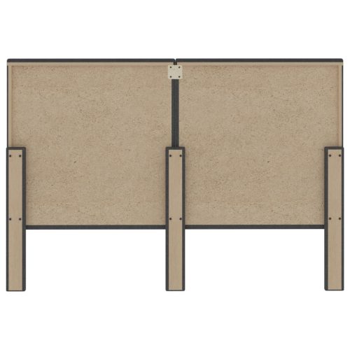  sötétszürke szövet steppelt fejvég 140 x 200 cm 