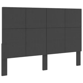  sötétszürke szövet fejvég 160 x 200 cm 