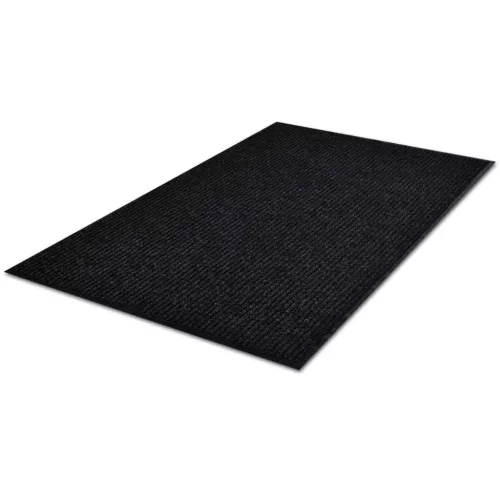  fekete PVC lábtörlő 117x220 cm