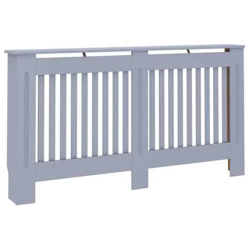  antracitszürke MDF radiátorburkolat 152 x 19 x 81,5 cm