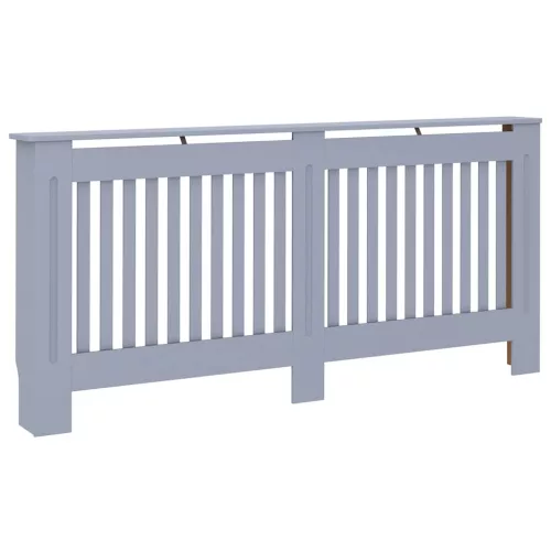  antracitszürke MDF radiátorburkolat 172 x 19 x 81,5 cm