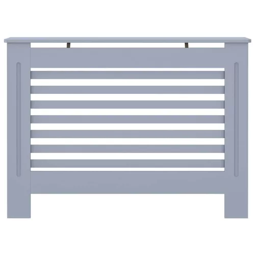  antracitszürke MDF radiátorburkolat 112 x 19 x 81,5 cm