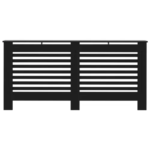  fekete MDF radiátorburkolat 172 x 19 x 81,5 cm