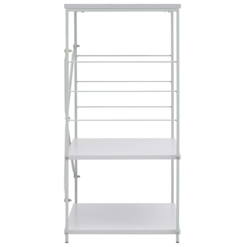  fehér szerelt fa mikrohullámú szekrény 60 x 39,6 x 79,5 cm