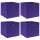  4 db lila szövet tárolódoboz 32 x 32 x 32 cm