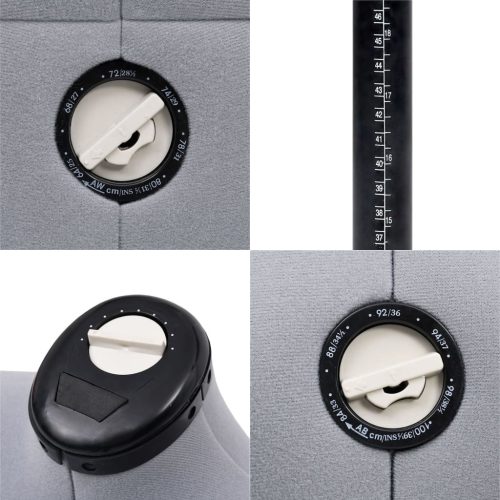  szürke női állítható próbababa S-es méret 33-40