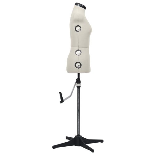  krémszínű női állítható próbababa S-es méret 33-40