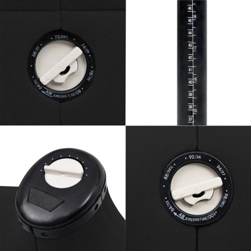  fekete női állítható próbababa S-es méret 33-40