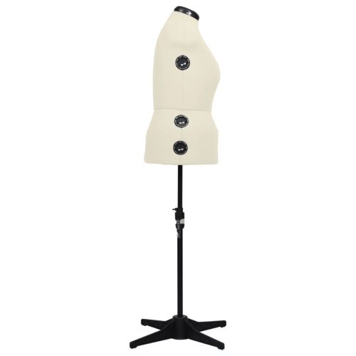  krémszínű női állítható próbababa L-es méret 44-50