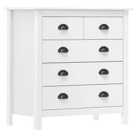    Hill fehér tömör fenyőfa tálalószekrény 79 x 40 x 80 cm