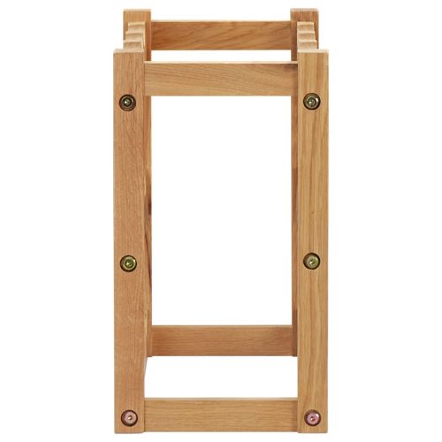  tömör tölgyfa bortartó állvány 12 palackhoz 47 x 21 x 36 cm