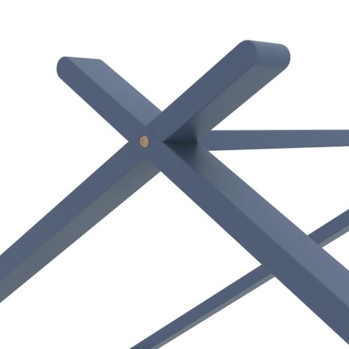  szürke tömör fenyőfa gyerekágy-keret 90 x 200 cm