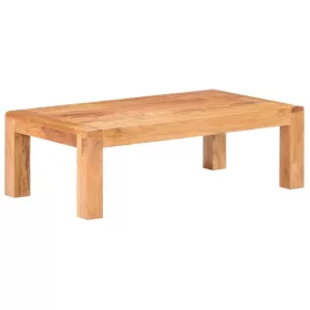    tömör akácfa dohányzóasztal mézszínű felülettel 110x60x35 cm