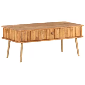  tömör akácfa dohányzóasztal 100 x 50 x 40 cm