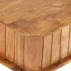  tömör akácfa dohányzóasztal 100 x 50 x 40 cm