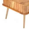  tömör akácfa dohányzóasztal 100 x 50 x 40 cm