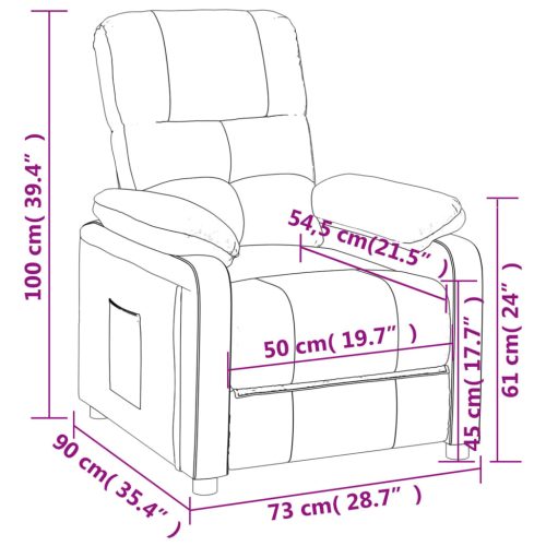  sötétszürke szövet dönthető fotel