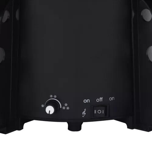  kék PVC havazó karácsonyfa ernyő alakú talppal 170 cm