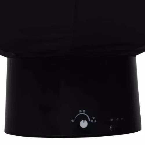  fekete PVC havazó karácsonyfa ernyő alakú talppal 75 cm