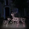  3 részes karácsonyi rénszarvas díszvilágítás 229 LED-del