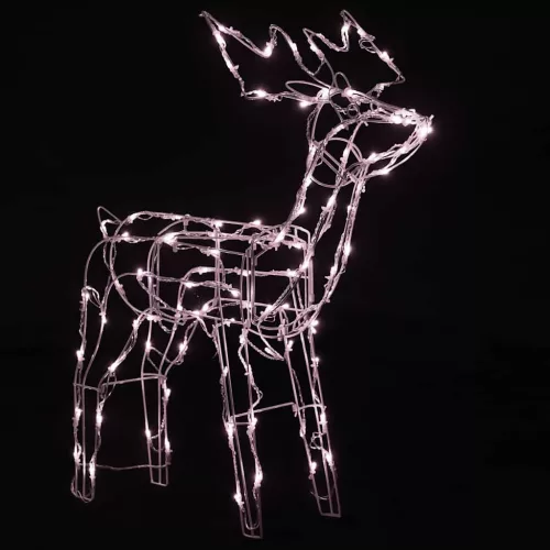  3 részes karácsonyi rénszarvas díszvilágítás 229 LED-del