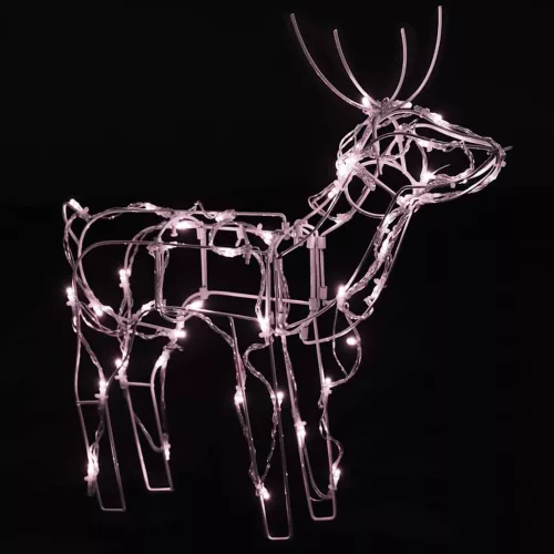  3 részes karácsonyi rénszarvas díszvilágítás 229 LED-del