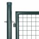 VID zöld kerti acél kerítés kapu 289 x 125 cm / 306 x 175 cm