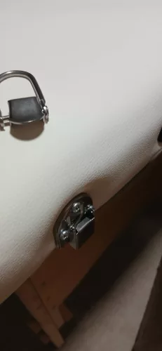 3 zónás fa masszázságy fehér hordtáskával 3104S - B ÁRU