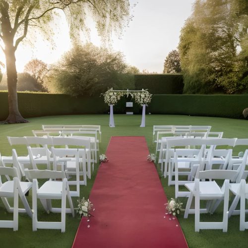  1x12 m Piros világos kiállítási szőnyeg