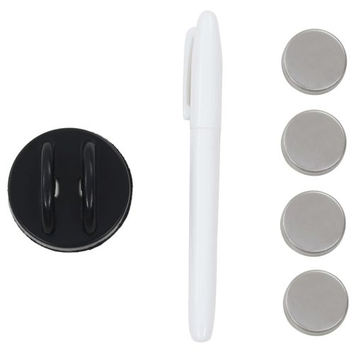  fekete, falra szerelhető mágneses üvegtábla 60 x 20 cm 