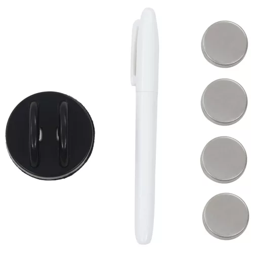  fekete, falra szerelhető mágneses üvegtábla 60 x 40 cm 