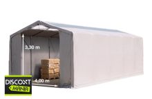   Raktársátor 6x12m professional 3m oldalmagassággal, 550g/m2 - tetőablakkal